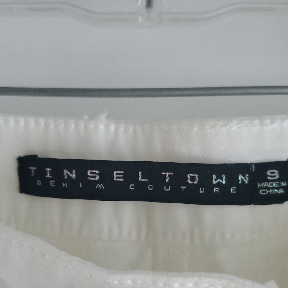 Tinseltown White Skinny Pants - Picture 2 of 3
